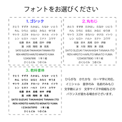 スイートなお名前シール3セット 6枚目の画像