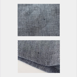リネン素材　羽織ワンピース（ヘリンボーン柄　再販） 15枚目の画像