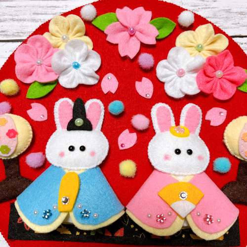 フェルトひなまつりリース☆フェルトリース 雑貨・その他 Tama 通販