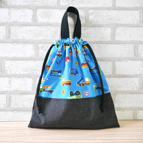 ハンドメイド⭐︎給食セット 3 デニム車