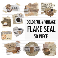 コラージュセット　コーヒー染め入り コラージュセット コーヒー染め入り 【公式通販】