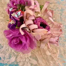 布花 joli corsage bouquet rose 4枚目の画像