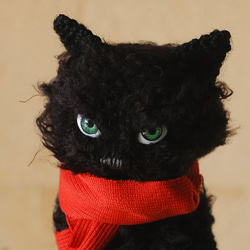 スタンディング黒猫さん(Large) 1枚目の画像