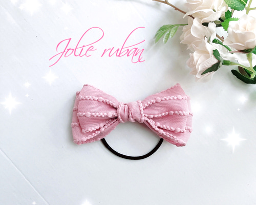 ハンドメイド　ヘアゴム リボン　ステッチリボン　リボンCオーダーページ 8a8b13587f830a23f40db98c54aea4