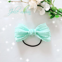 再販6】ポんポンステッチが可愛い❤︎パステルカラー、ミントグリーン  