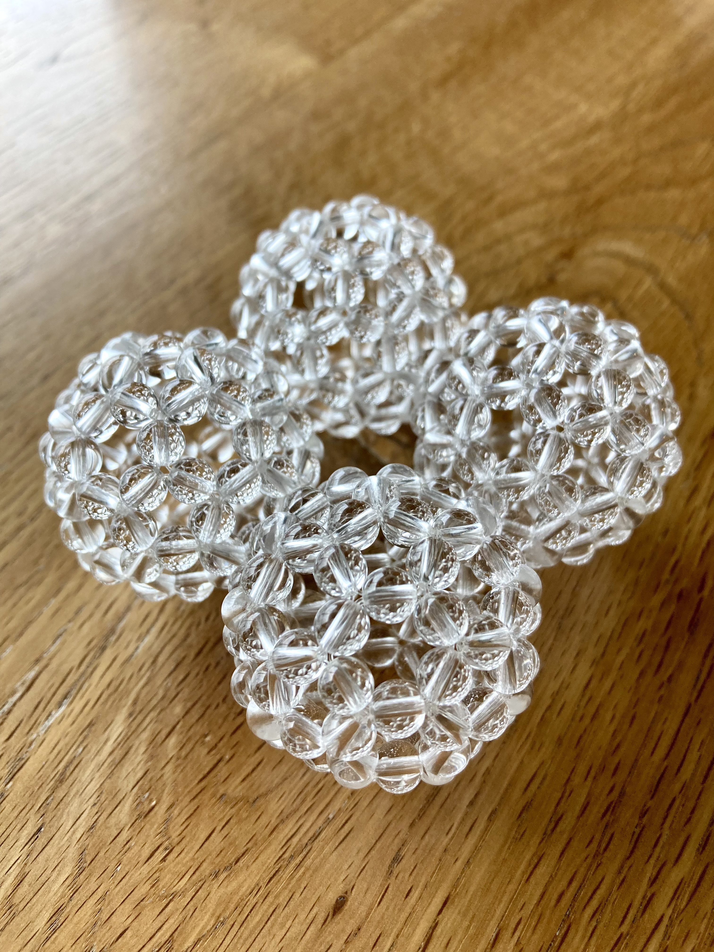 サンクチュアリが作れる⭐︎オブジェ4個セット　6mmクリスタル（直径約4〜4.5cm）