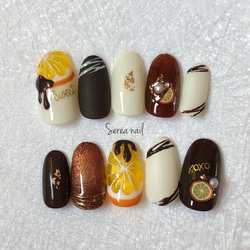 オランジェットネイルチップ ネイルチップ（つけ爪） Serea✴︎nail