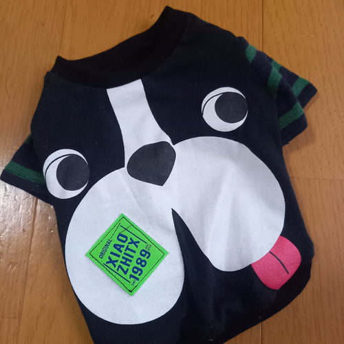 s 犬服 Tシャツ プリント 犬柄 犬 ドッグウェア ワッペン チワワ 