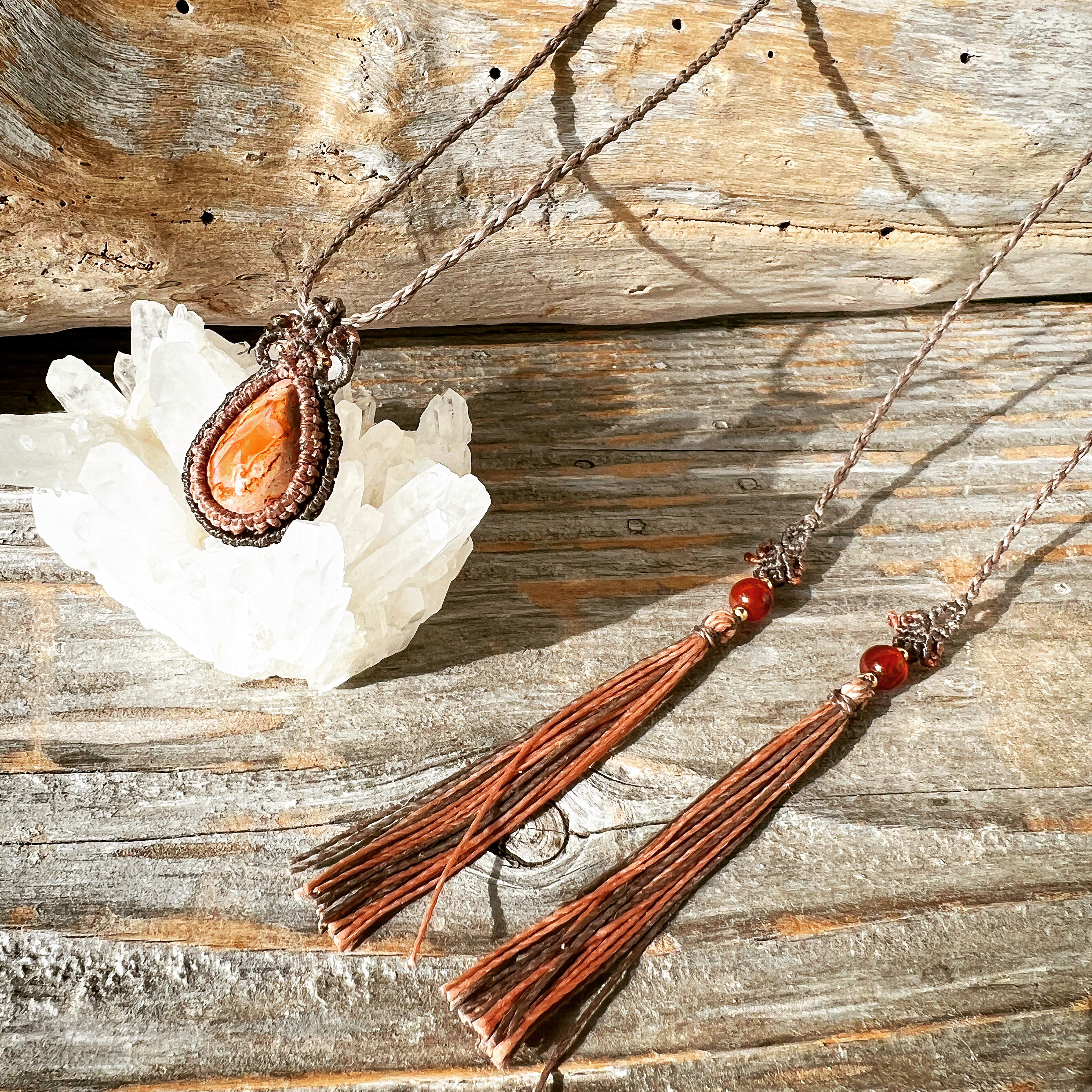 【送料無料】カンテラオパールの光明ネックレス