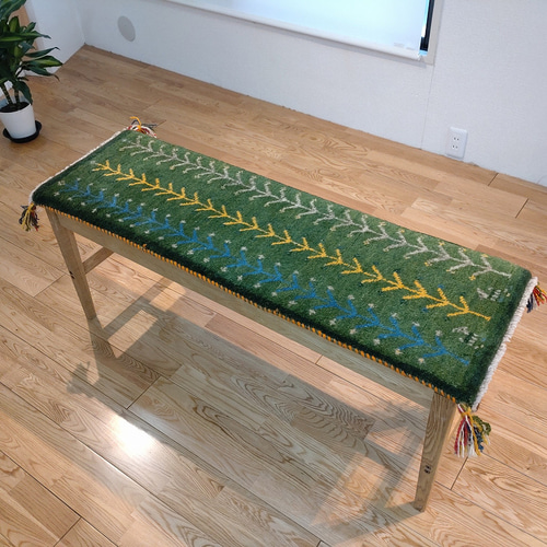 大特価35％OFF】ペルシャ ギャッベ ミニランナー 115x40cm