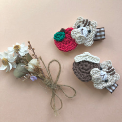 全種類入荷♩送料込み2つセット♫ころりん羊毛フェルトのベビーヘア