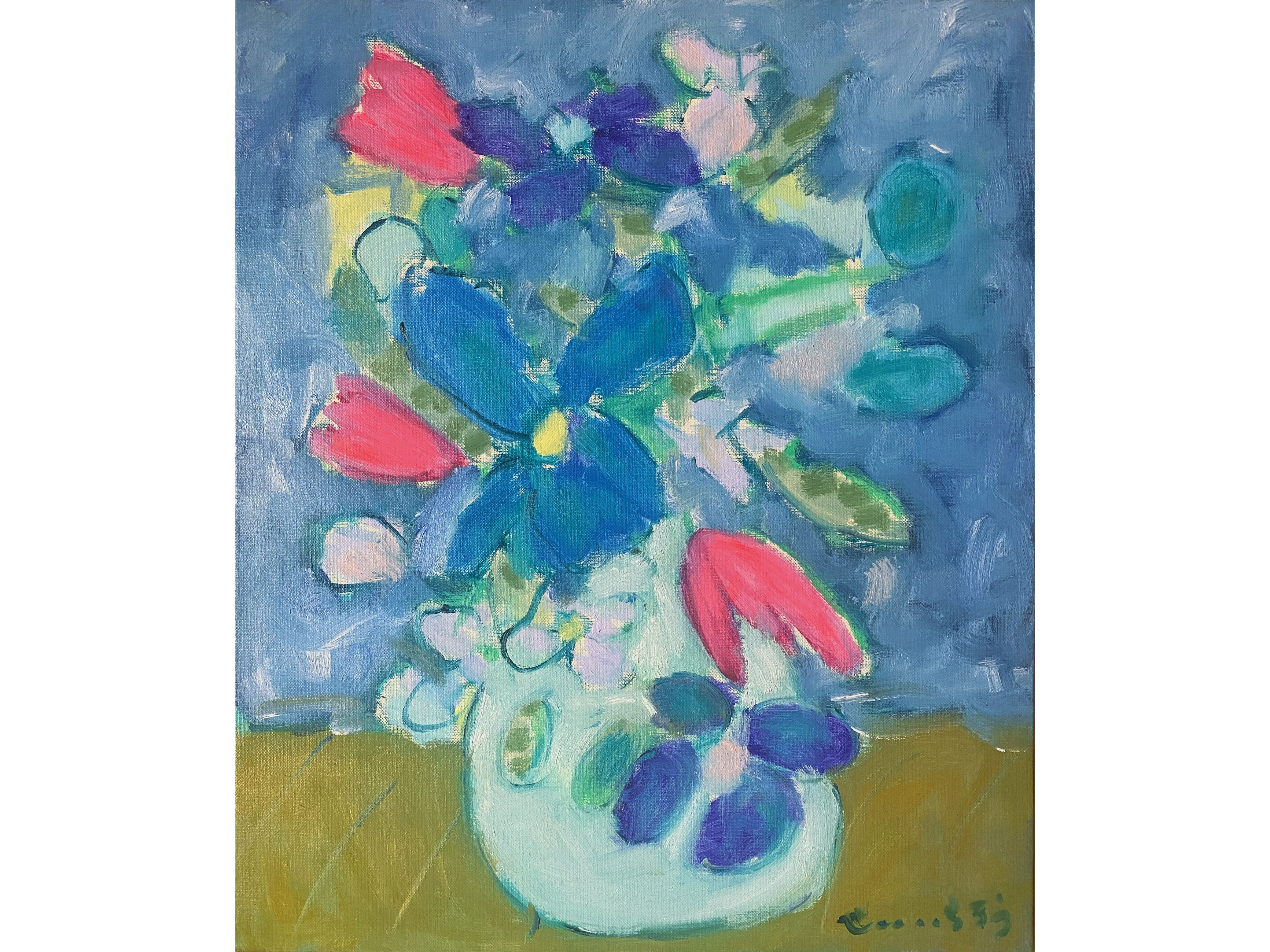 【TreatMyself】F8 絵画 油絵 油彩 キャンバス プレゼント お祝い フラワー 花 花の絵 ウォールアート