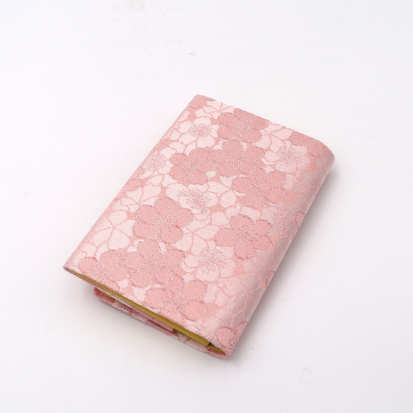 京の錦織　光峯錦織工房　日本の紋様を楽しむ　桜の柄　花　名刺入れ　 5枚目の画像