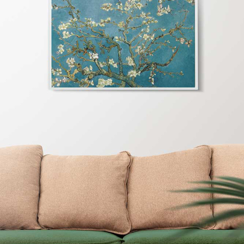 ゴッホ、花咲くアーモンドの木の枝、お祝いにもピッタリな名画ポスター