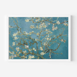 ゴッホ、花咲くアーモンドの木の枝、お祝いにもピッタリな名画ポスター、シンプルスタイル、北欧スタイルにも【G-0376】 4枚目の画像