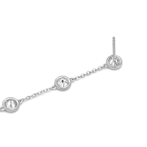 バイザヤード5粒チェーンピアス（4週間発送） ピアス（フック