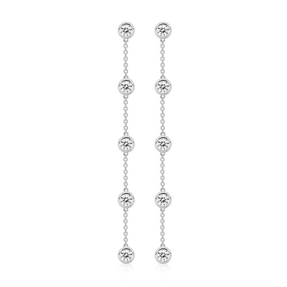 【セール】福袋/福箱ファッション通販 バイザヤード5粒チェーンピアス（4週間発送） ピアス（フック アクセサリー