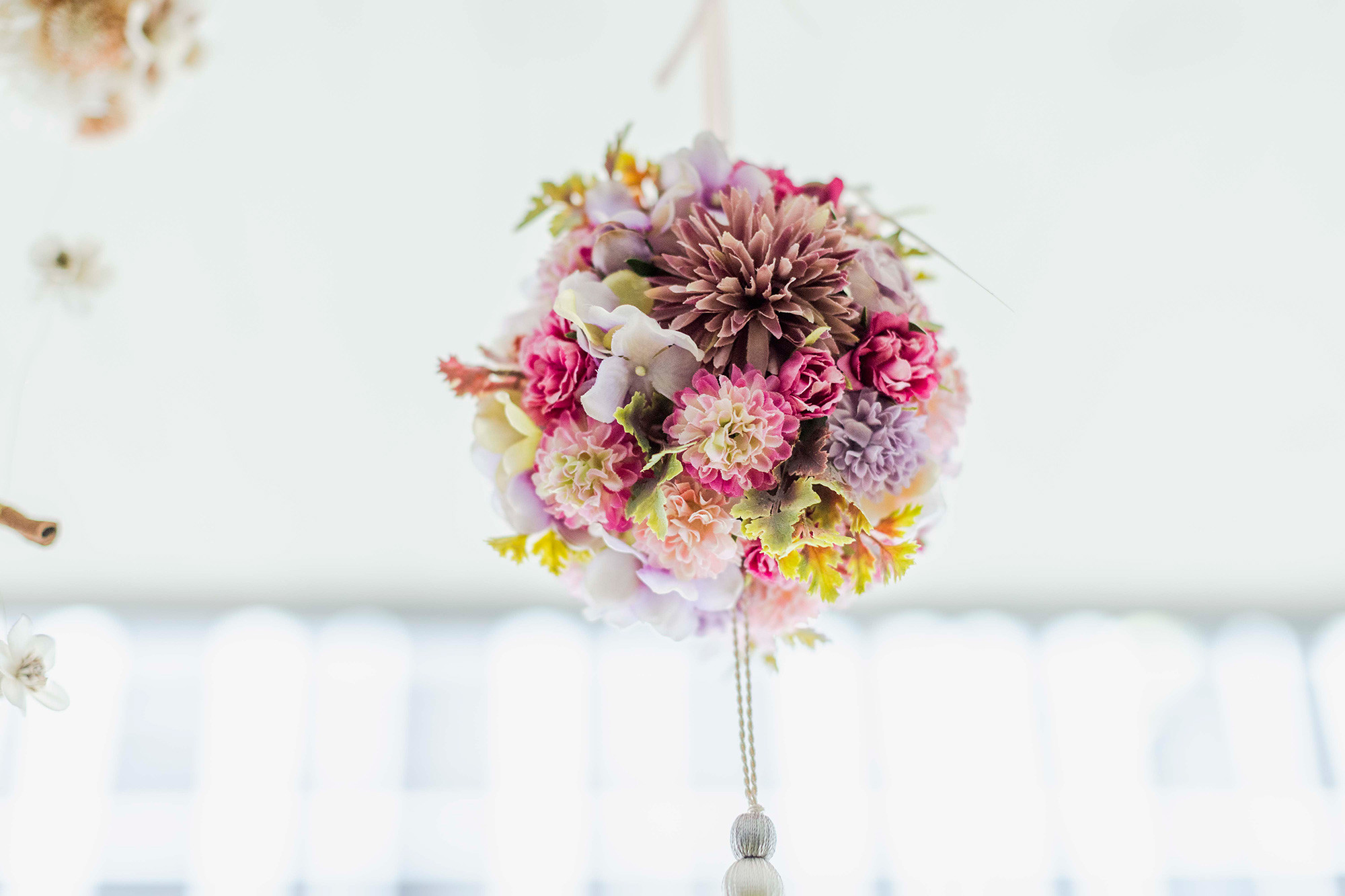 フラワーボール　M＜ピンク＞