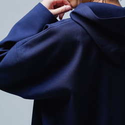[soco] 男女通用羊毛連帽衫 / 海軍藍 t047m-neb2 第12張的照片