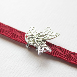 ●帯留/帯留め 鳩●Silver 6枚目の画像