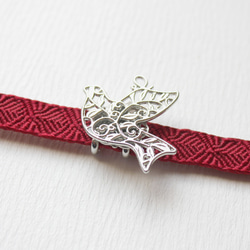 ●帯留/帯留め 鳩●Silver 5枚目の画像