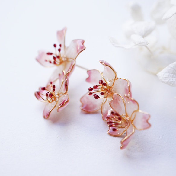 微微櫻花飾品套裝 第2張的照片