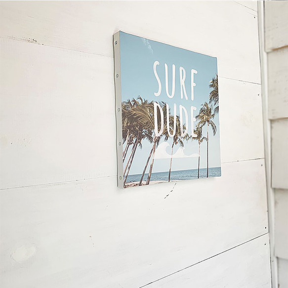 ヤシの木と海の景色 空と海の写真 壁掛けアート インテリアピクチャー サーフインテリア 西海岸アート サーファー ハワイ 3枚目の画像