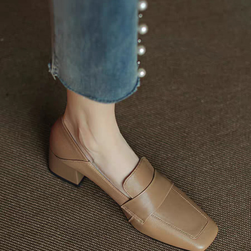 スリッポン レディース スリッポン 革靴 ローファー カジュアル