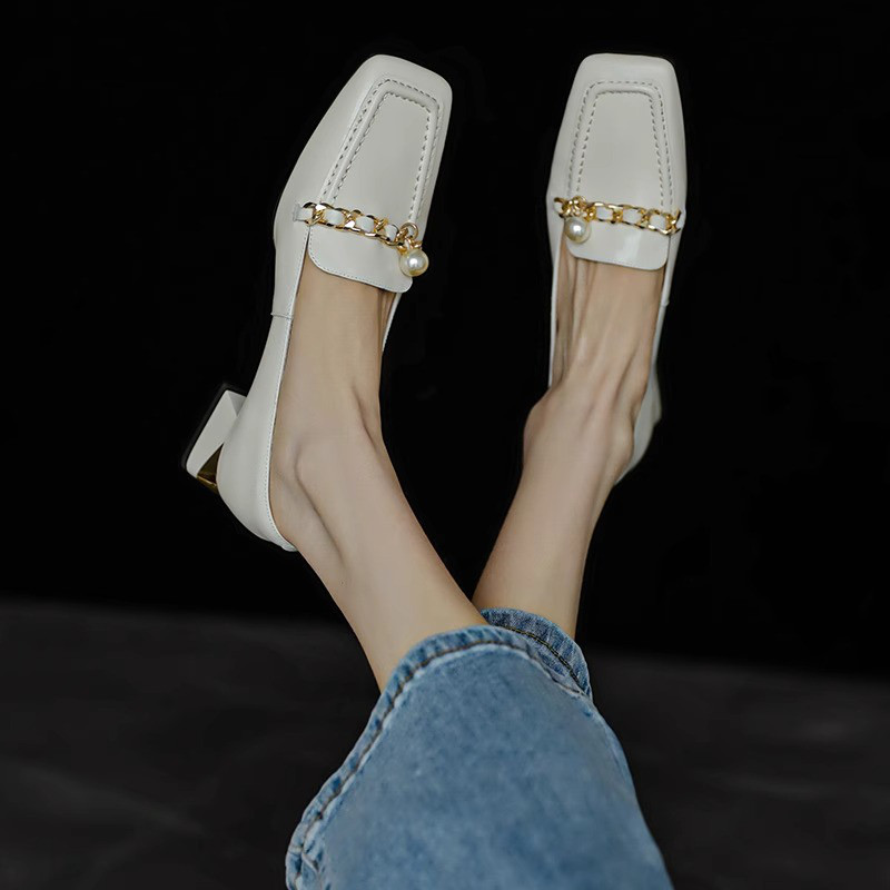 パンプス レディース ローファー ヒールローファー ローヒール ドライビングシューズ 本革 贈り物 秋の福袋 秋色