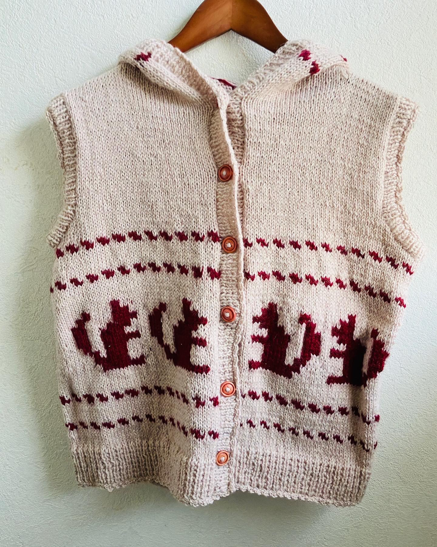 ⭐️着画あり⭐️フード付きベストリスベージュ 4,200円