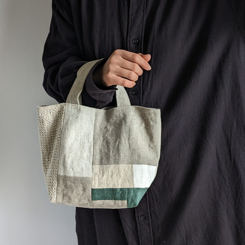 シンクビー　パッチワークトートバッグ　A4マチなし シンクビー パッチワークトートバッグ A4マチなし