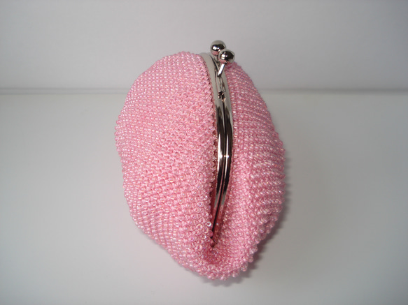 Beaded Purse --Fresh Pink-- 2枚目の画像