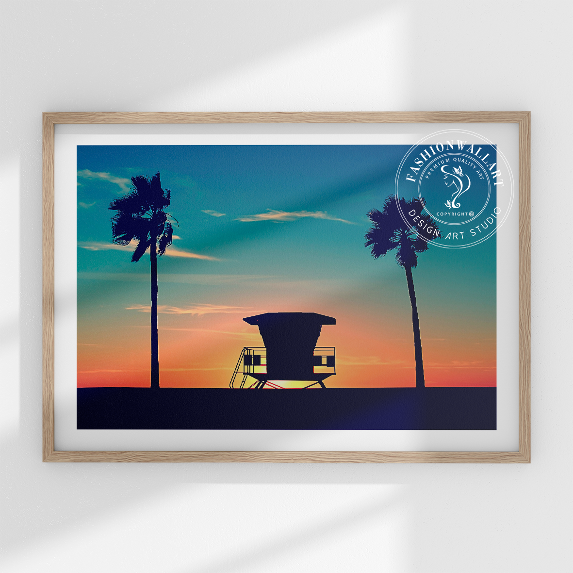 【セット商品】Orange&Parkアート（額あり）&カリフォルニアサインアート