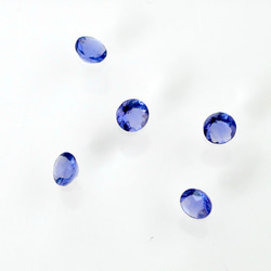 4mmカラーチェンジフローライトの一粒ネックレス　希少石　サージカルステンレス　華奢　シンプル　デイリー　ブルー　紫 2枚目の画像