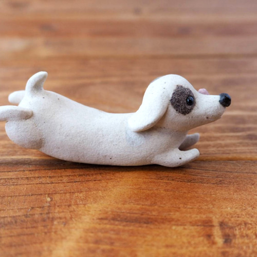 (新品)陶器ダックスフンド Handmade ceramic dachshund 新品)陶器ダックスフンド Handmade ceramic dachshund Bronze