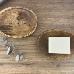 アカシアソープディッシュ　Acacia Soap Dish 石鹸置き　【石鹸置きのみ】 10枚目の画像