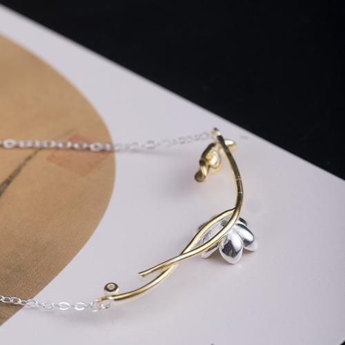 受注制作＞蓮のペンダント はす シルバー N035 ネックレス・ペンダント  