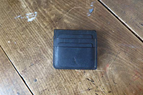 Strato コンパクト財布 プエブロ/ブラック 2枚目の画像
