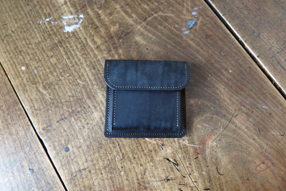 Strato コンパクト財布 プエブロ/ブラック 1枚目の画像
