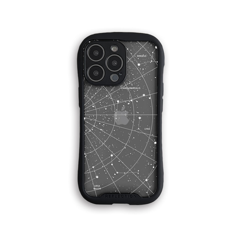 星座図 グリップケース クリア iPhoneケース スマホケース・カバー