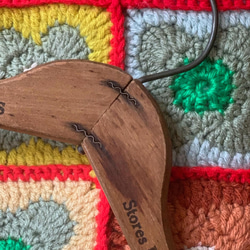 アド付き　ビンテージ木製ハンガー　アメリカ製　【Made in USA 1950年代、1960年代】 6枚目の画像