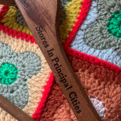 アド付き　ビンテージ木製ハンガー　アメリカ製　【Made in USA 1950年代、1960年代】 4枚目の画像