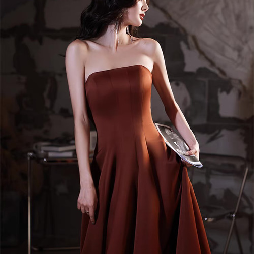 ボリューム袖 パフスリーブ パーティドレス 2WAY ウェディングドレス  