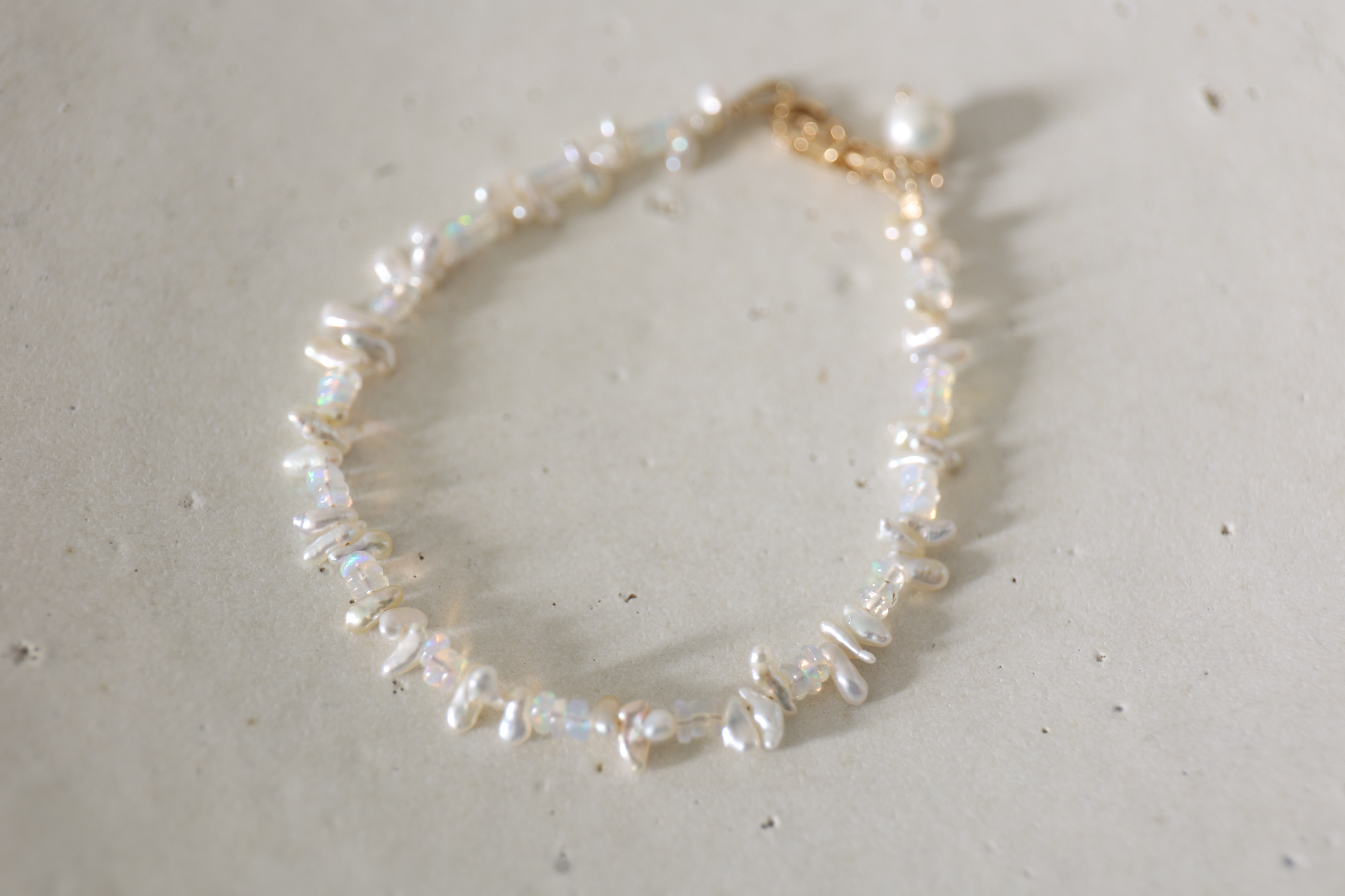 14KGFopal pearl bracelet[kgf5100]