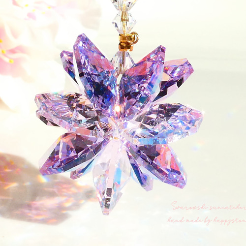 虹色に輝くオーロラクリスタル✧︎蓮 -lotus-【Sサイズ 虹色に輝くオーロラクリスタル✧︎蓮 -lotus-【Sサイズ