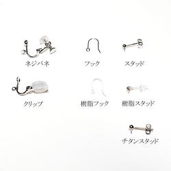 淡水パールのネックレス＆耳飾り（ピアス・イヤリング）セット 4枚目の画像