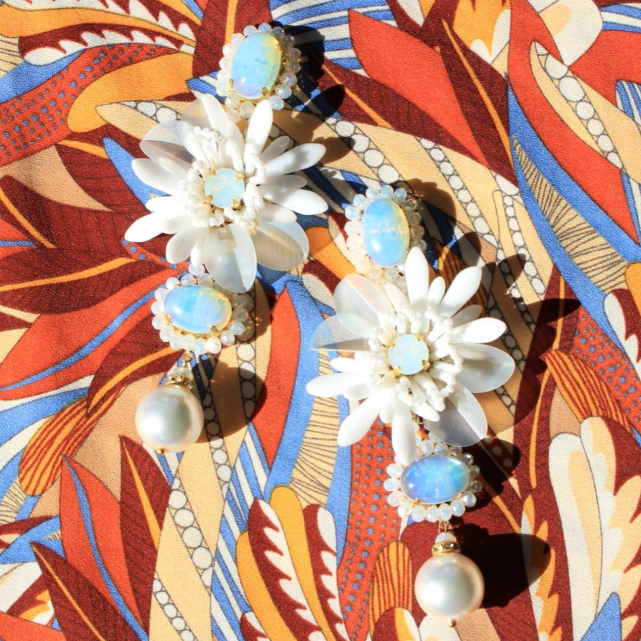 ホワイト フラワー ウエディング ブライダル アクセサリー