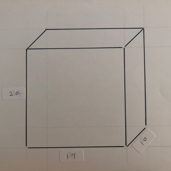 刺し子の巾着バッグ 5枚目の画像