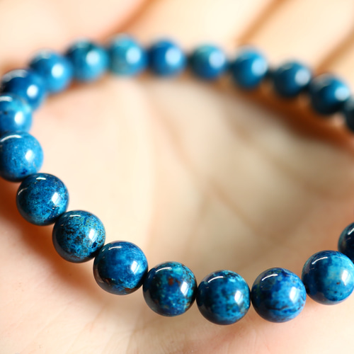 【希少】シャッタカイト(クリソコラ) ブレスレット 幸運 繁栄　5 希少】シャッタカイト(クリソコラ) ブレスレット 幸運 繁栄 5