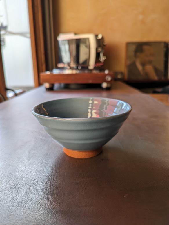 西邨出コラボカフェオレボウル 水色 【Le Garçon Chinois×内原野焼